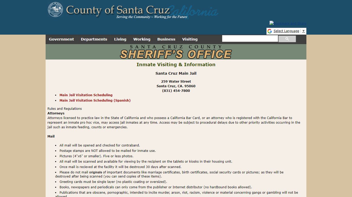 Santa Cruz Main Jail